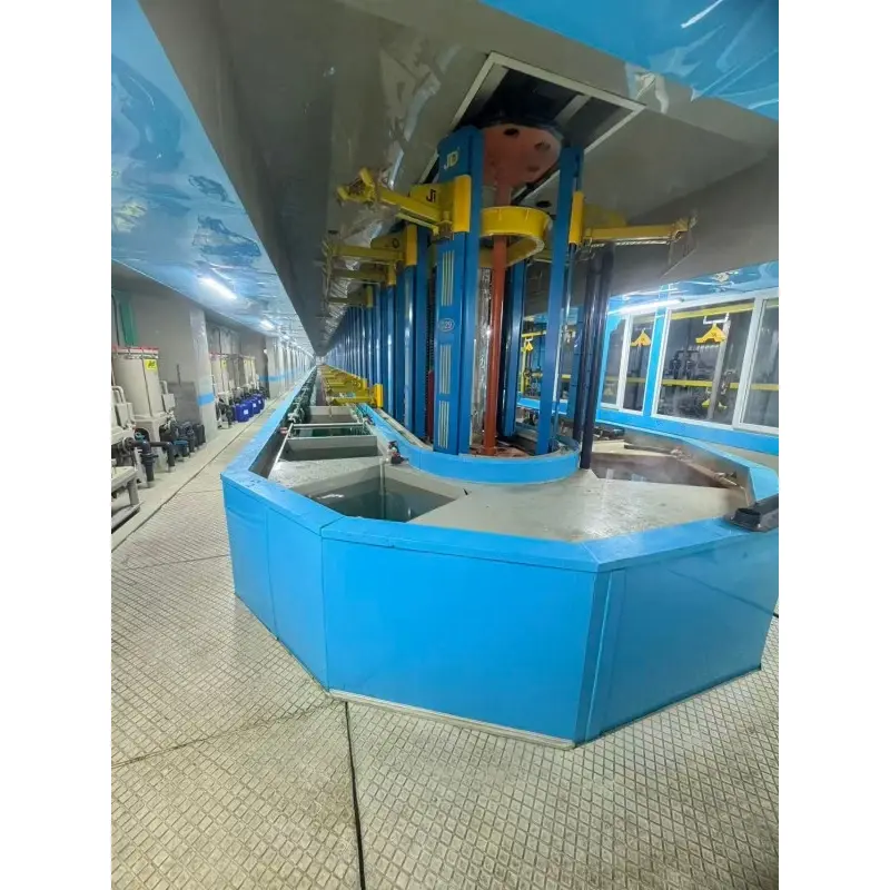 Copper-Nickel-Chrome Vertical Lift Plating Line