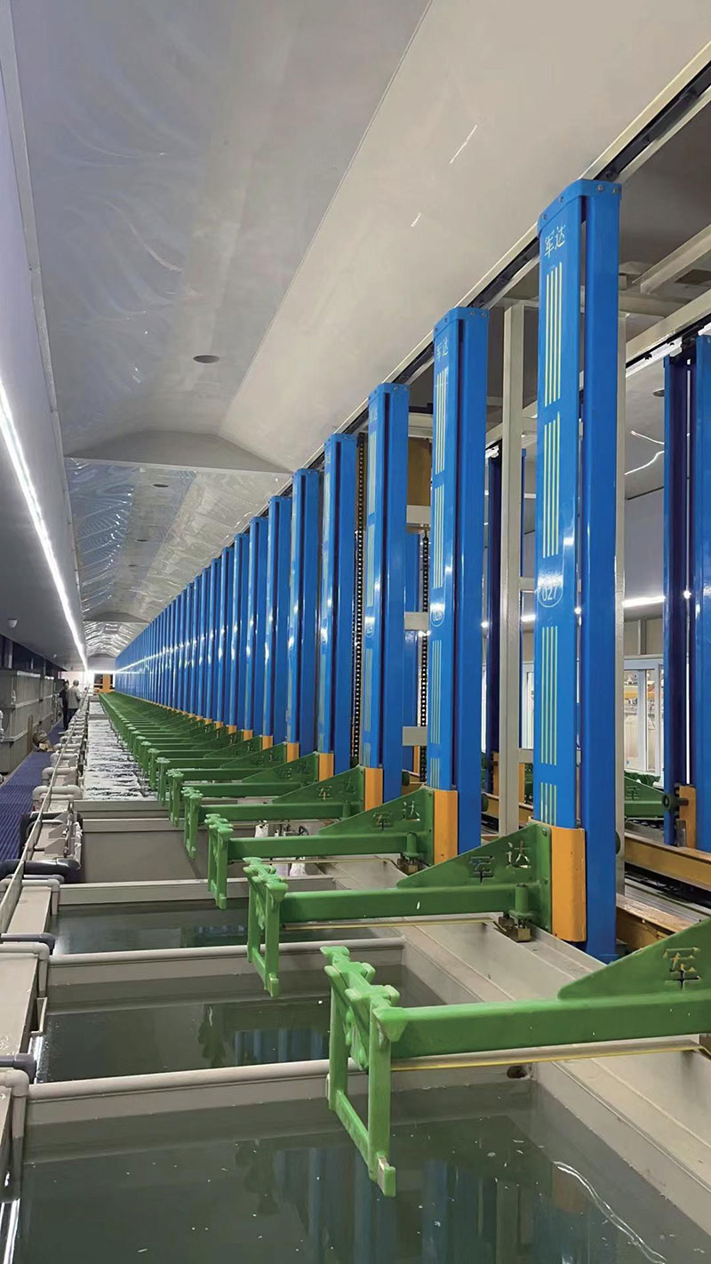 Vertical Hoist Plating Line