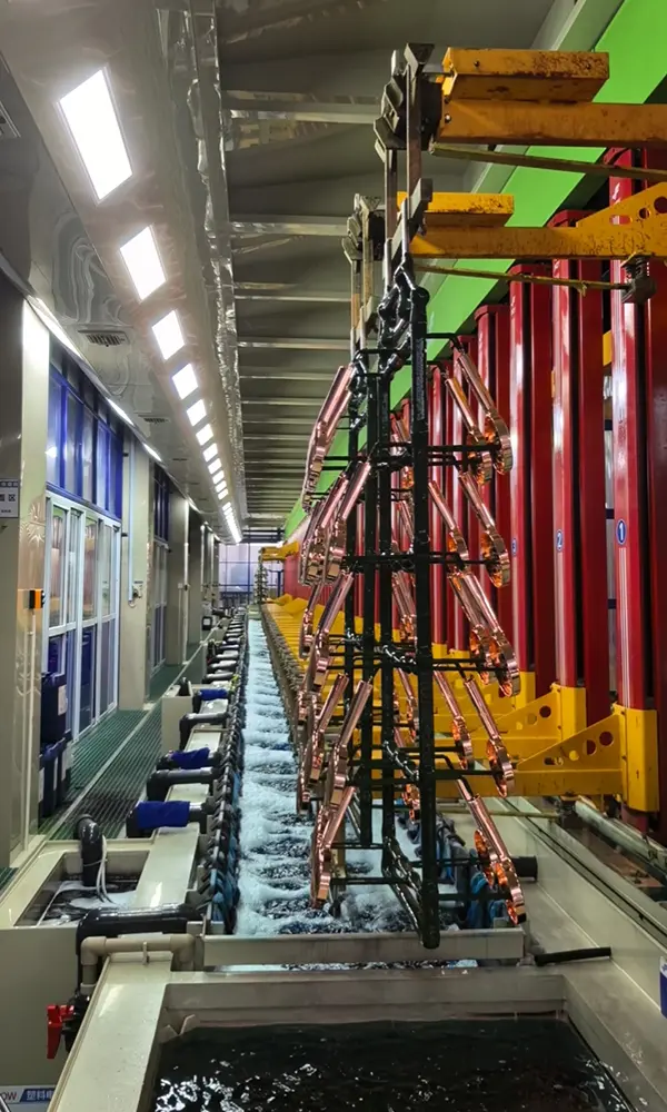 Abs Plastic Vertical Lift Plating Line