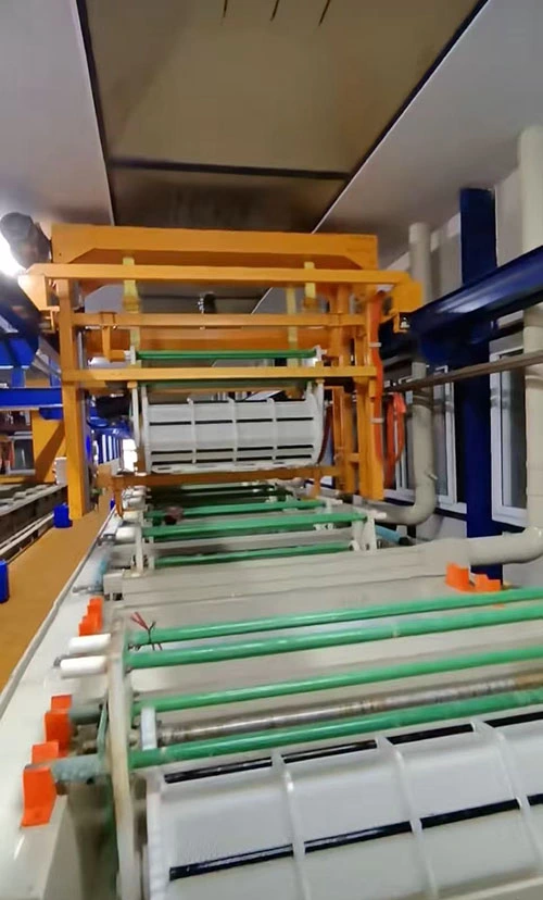 High Rail Gantry Barrel Zinc Plating Line