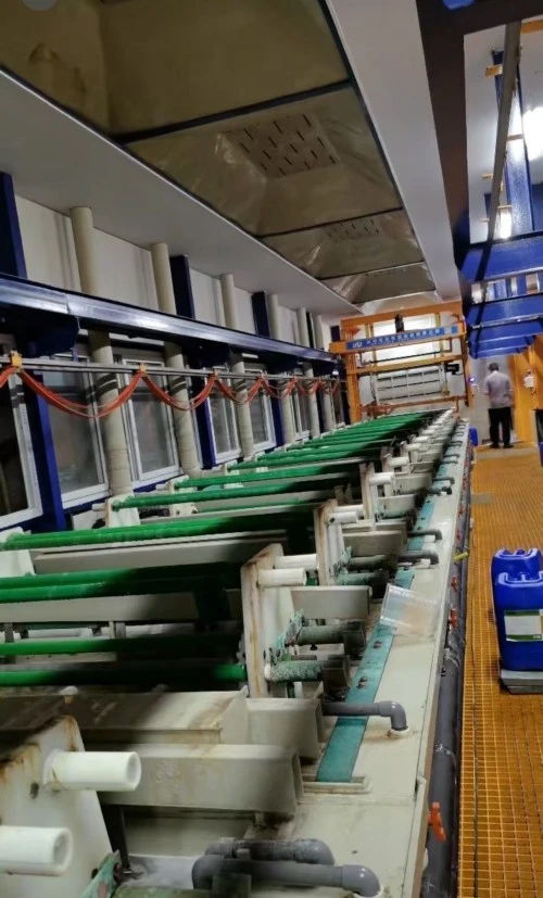 High Rail Gantry Barrel Zinc Plating Line