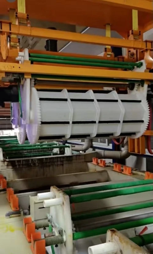 High Rail Gantry Barrel Zinc Plating Line