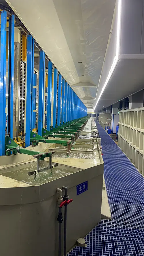 Nickel Chrome Vertical Lift Plating Line